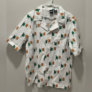 Mad Engine Men’s Short Sleeve Button Down Shirt Size XL